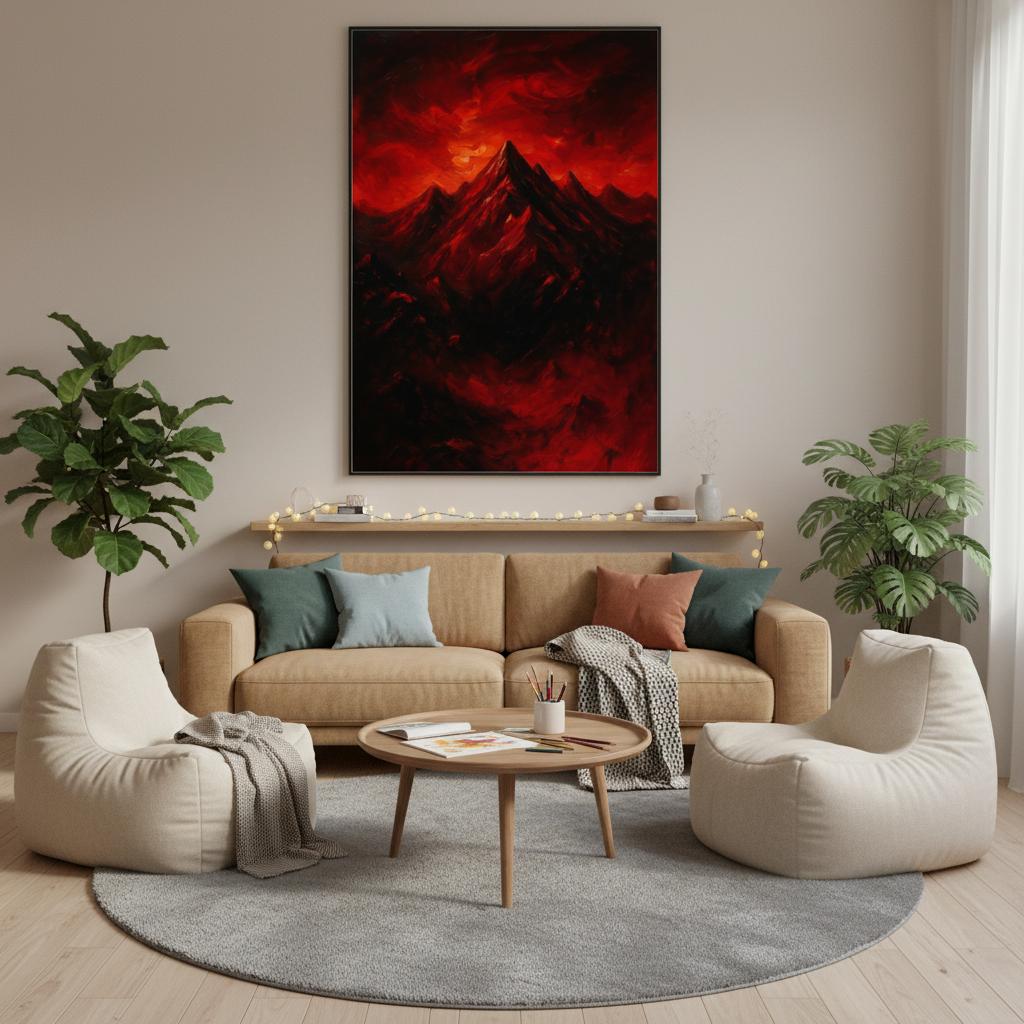 "Inferno Within" – Emotion in Color